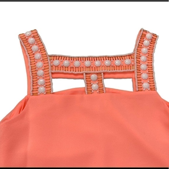 lilly Pulitzer Mason beaded cut out neckline shift dress - Picture 6 of 8